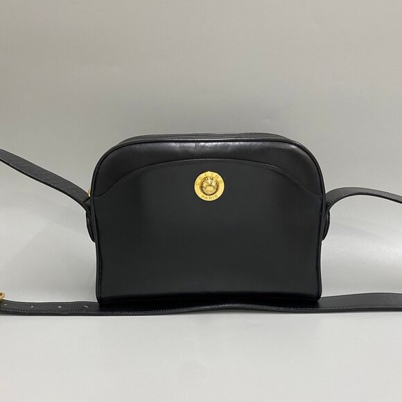 CELINE Black Leather Shoulder Bag - Picture 1 of 9